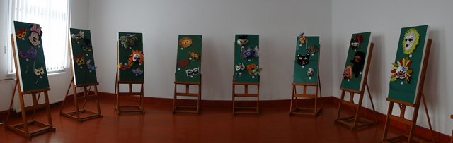 Wystawa masek karnawałowych 2015. Fot. P. Krzywoń